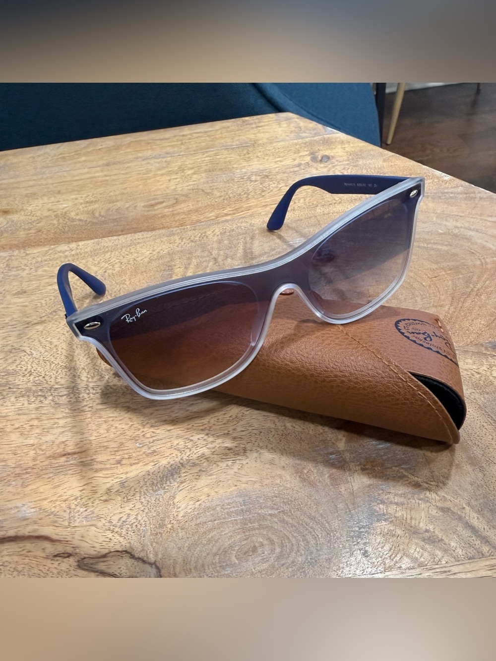 Ray-Ban Blue Gradient Blaze Wayfarer Sunglasses
